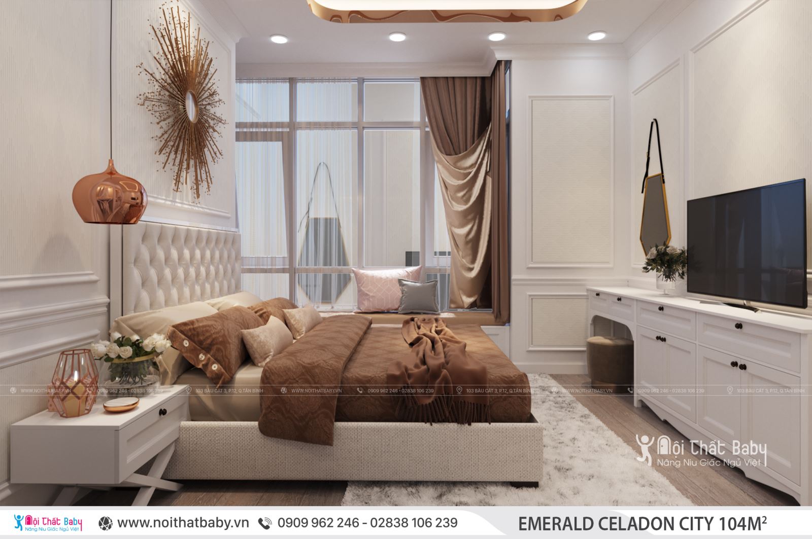 Tổng hợp các mẫu thiết kế nội thất Chung cư Emerald Celadon City